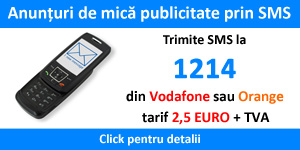 Anunturi de mica publicitate prin SMS