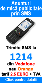 Anunturi de mica publicitate prin SMS