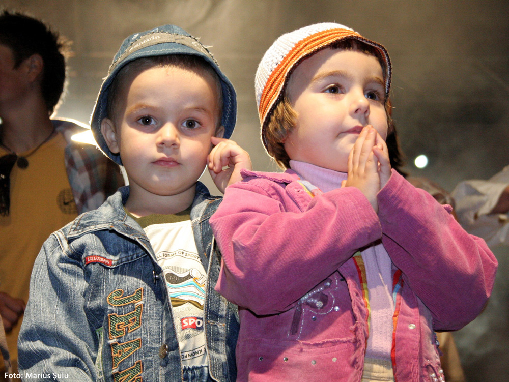 Spectatori la concertul susţinut de Mandinga  la  „Zilelor municipiului Rădăuţi”, 8 iulie 2007