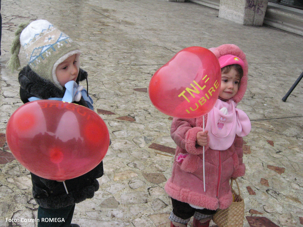 Şi-a fost ziua îndrăgostiţilor. Suceava, februarie 2008.