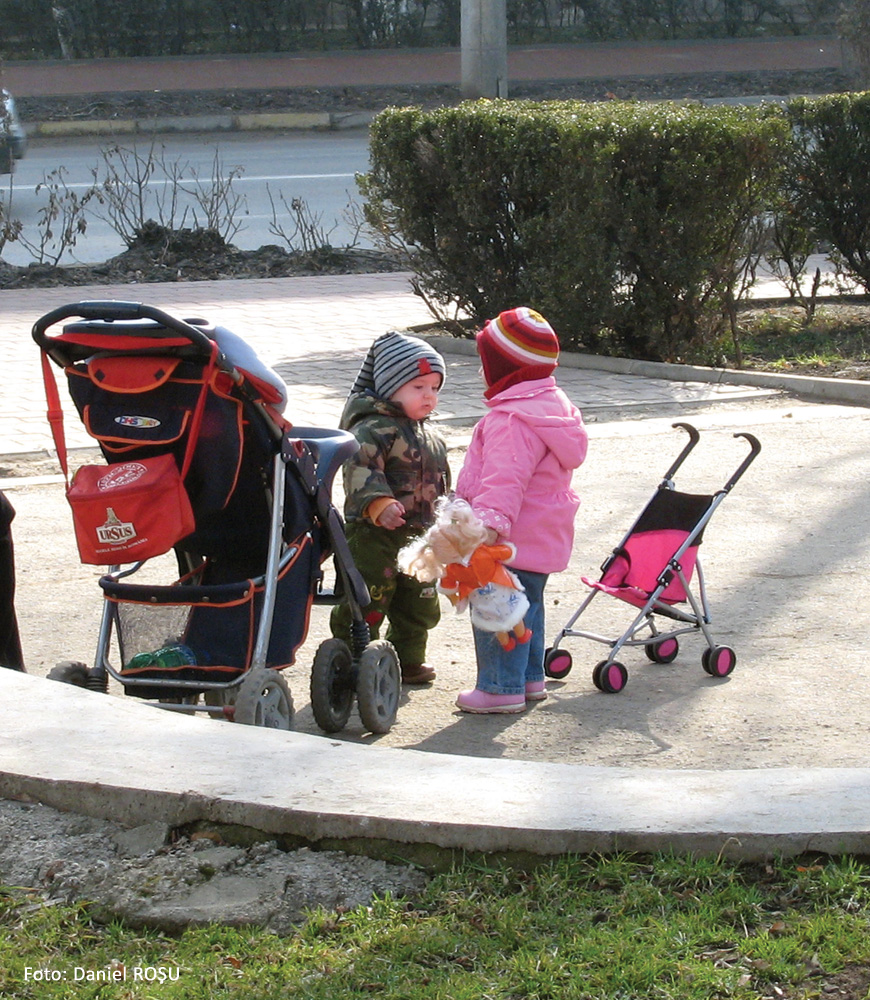 Întâlnire în parc. Februarie 2008, Suceava. 