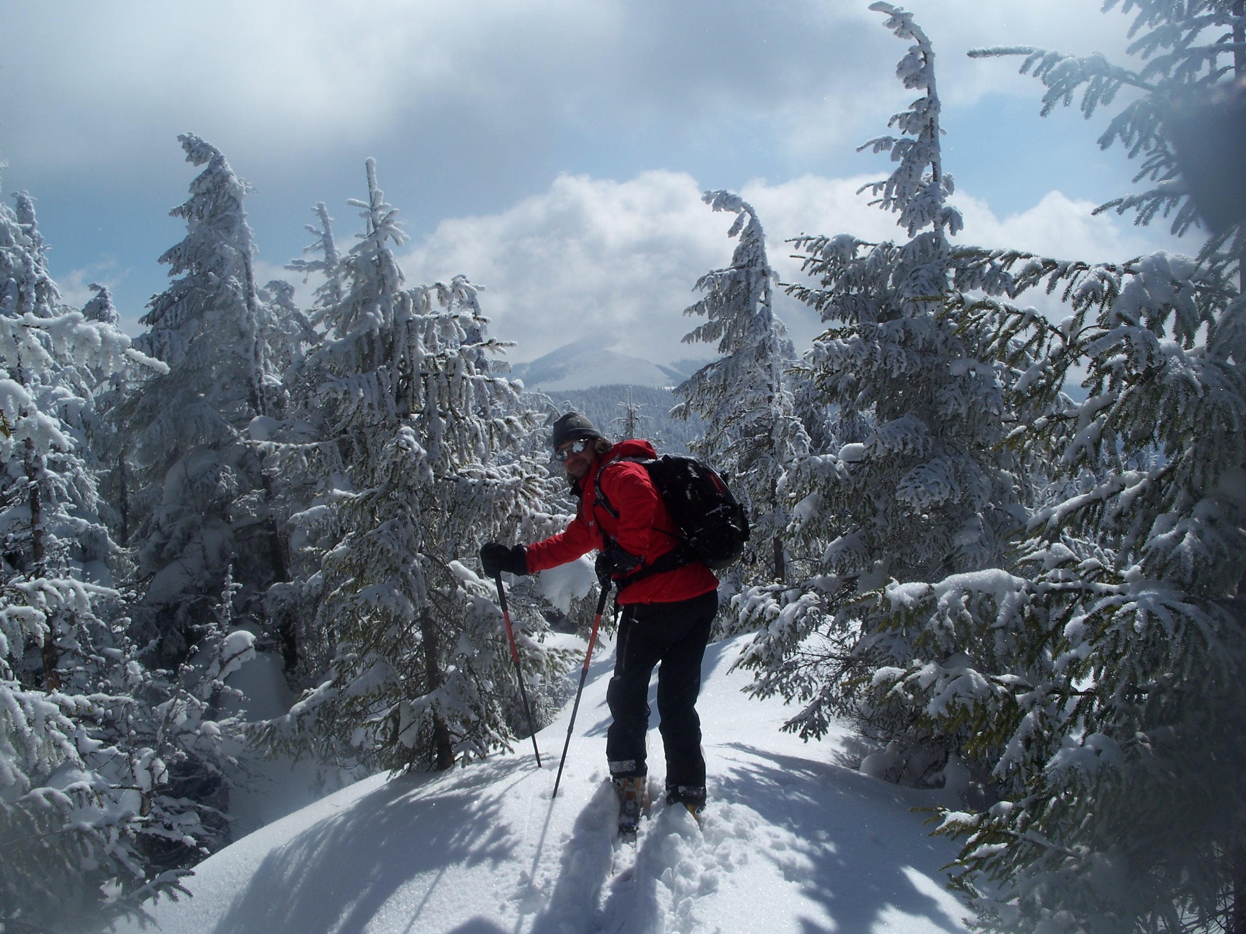 În munţi, printre zăpezile de primăvara. Autor: Ionuţ Pascu