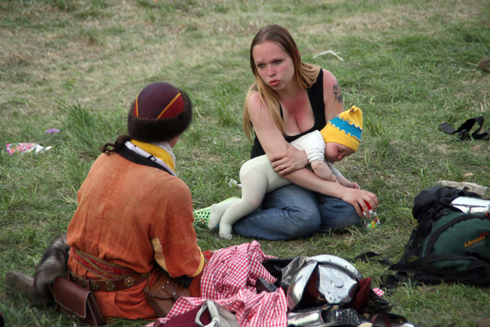 Behind the scenes. Festivalul medieval Hotin, Ucraina. Foto: Marius SUIU