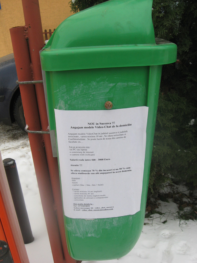 Video-chat... la tomberon. Foto: Florin PAIU