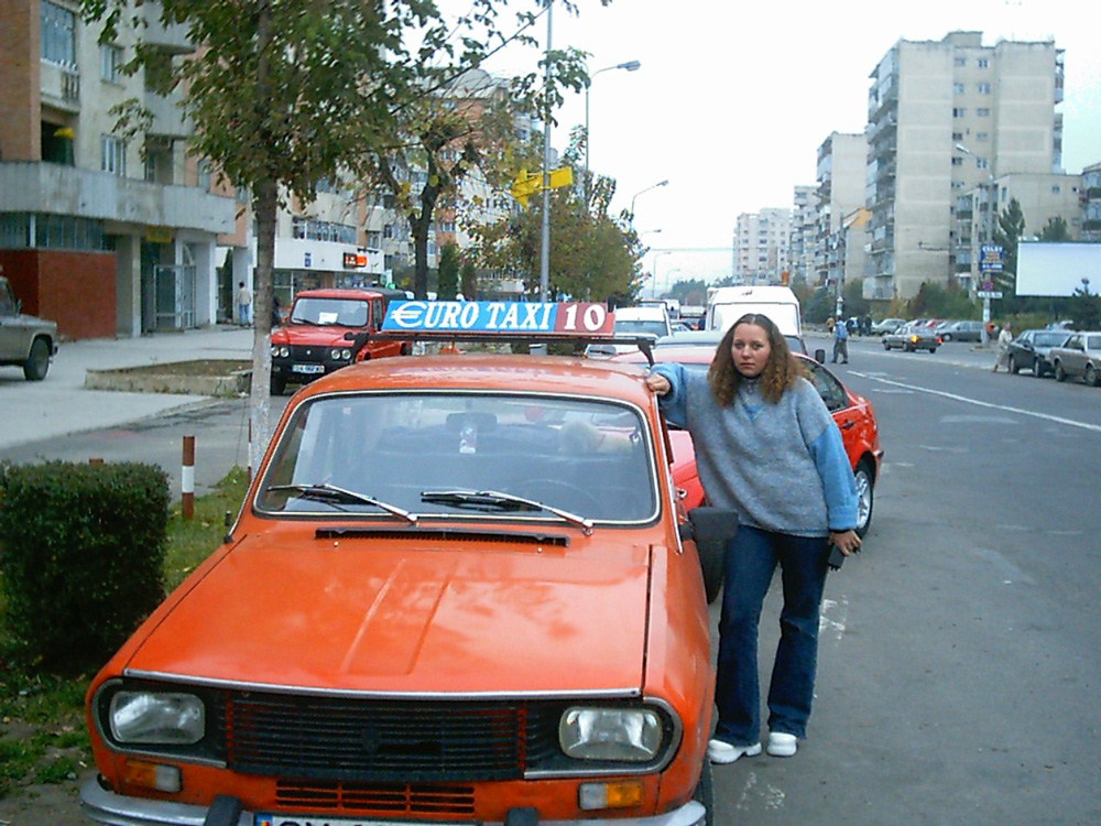 Taximetristă. Foto: Sergiu RUSU