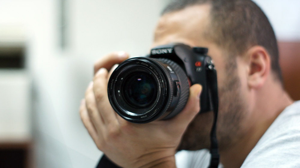 În spatele obiectivului. Foto: Daniel ROŞU