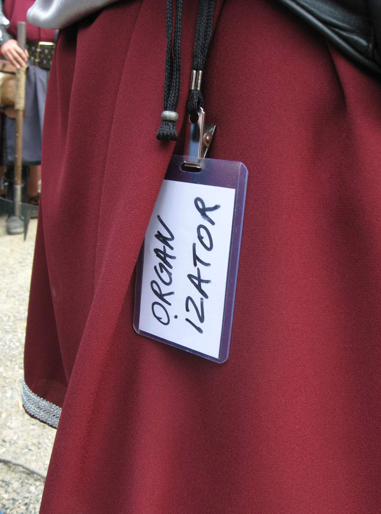 Ecuson la Festivalul Medieval. Foto: Tiberiu COSOVAN