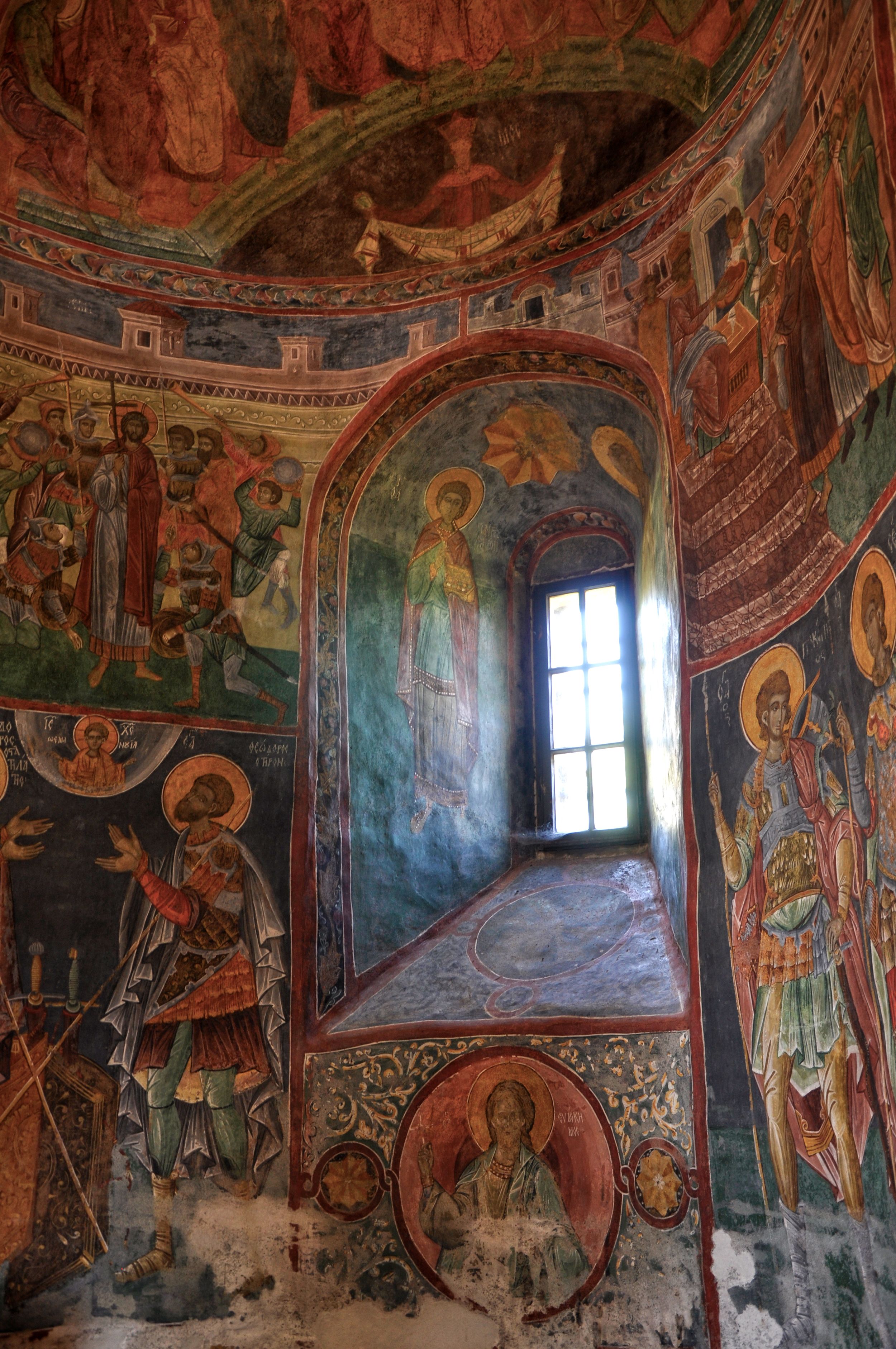 Pictură interioară -   Biserica “Înălțarea Sfintei Cruci” din Pătrăuți