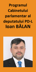 Program cabinete parlamentare Ioan Balan