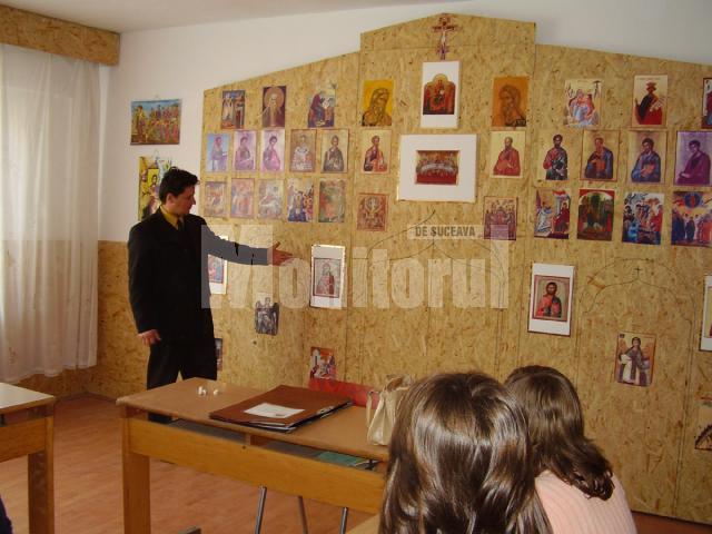 Profesorul Mihai Botezat, la ora de religie
