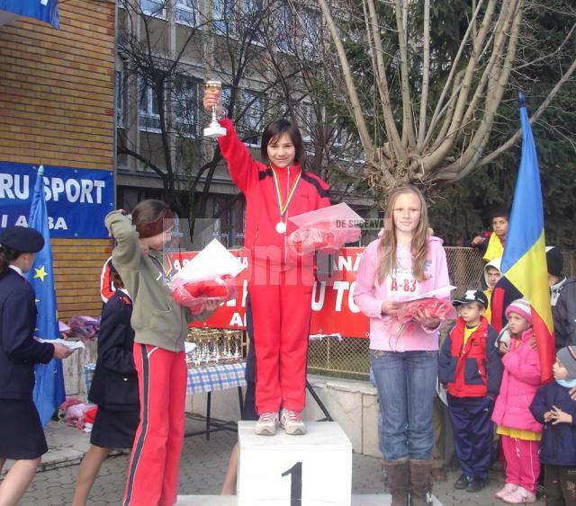 Cornelia Puşcaşu a ocupat primul loc la categoria sub 11 ani