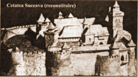 Cetatea de Scaun a Sucevei - reconstituire