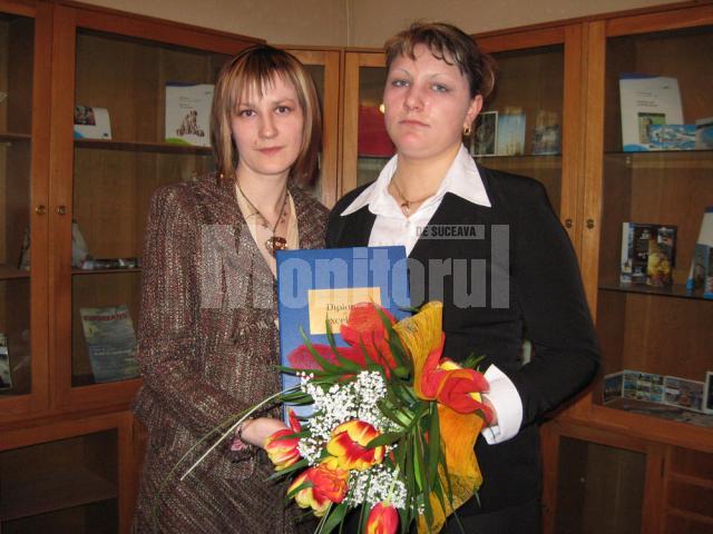 Reprezentantul Primăriei Suceava şi Monica Loredana Curcă