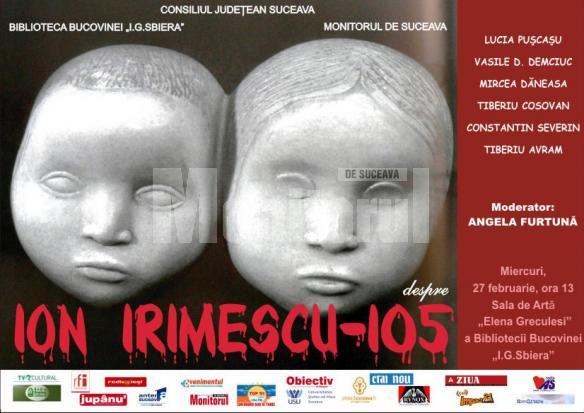 Ion Irimescu - 105 (afiş)