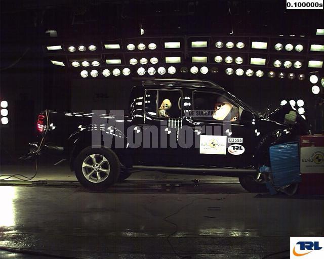Nissan Navara Crash Test Frontal