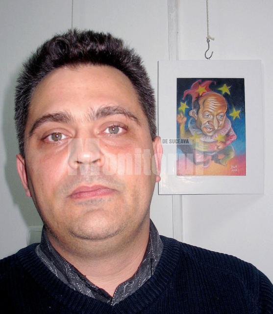 Artistul plastician şi caricaturistul Ovidiu Ambrozie Bortă - BOA