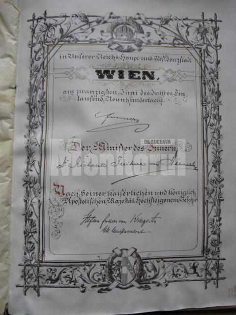 1.	Pagină cu semnătura împăratului Franz Joseph