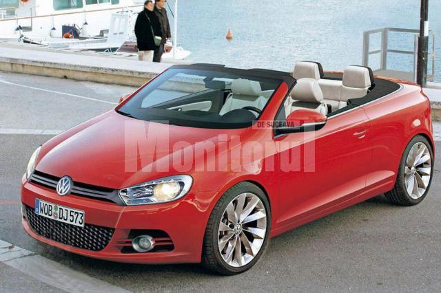 VW GOLF VI Cabrio 2009 Rendering