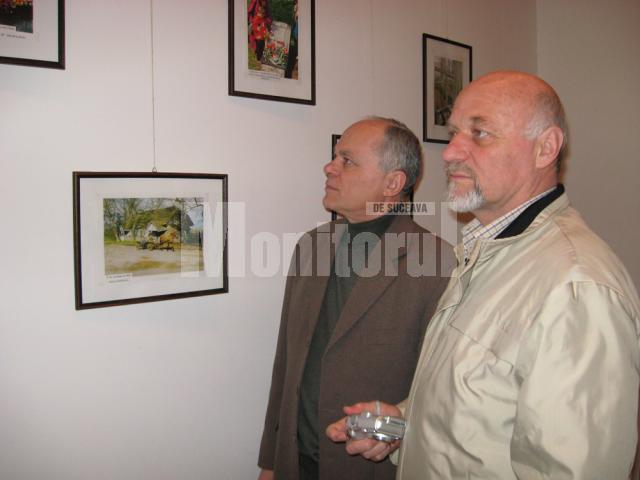 Viceconsulul Mykhailo Lienkov şi Ioan Bodnar, preşedintele UUR-Ţinutul Bucovina