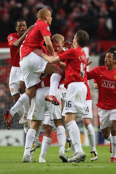 Bucurie de nedescris pentru jucătorii lui Manchester United