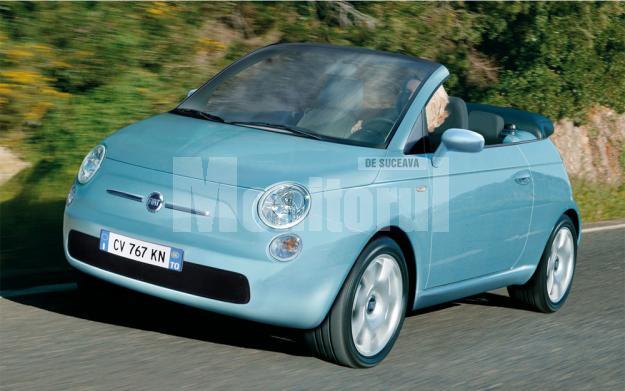 Fiat 500 Cabrio Rendering