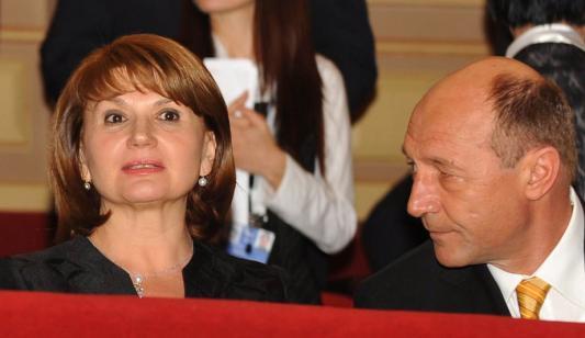 Maria şi Traian Băsescu. Foto: Sorin LUPŞA