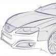 Seat Exeo 2009 Sketch