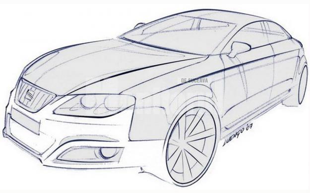 Seat Exeo 2009 Sketch