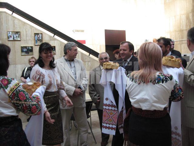 Gheorghe Flutur, în vizită la Cernauţi