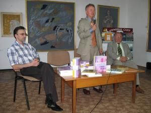 Dr. Marin Gh. Ciobanu la lansarea volumelor de la Biblioteca Bucovinei „I.G. Sbiera”