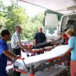 Omul de afaceri a fost adus, ieri dupa-amiaza, la Spitalul Judetean Suceava. Foto: Sergiu RUSU