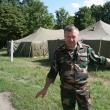 Lt. colonelul Anatoli Dutka, la tabăra militară de la Tărăşăuţi