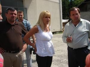 Ioan Bălan, Elena Udrea şi Gheorghe Flutur, la Moldoviţa