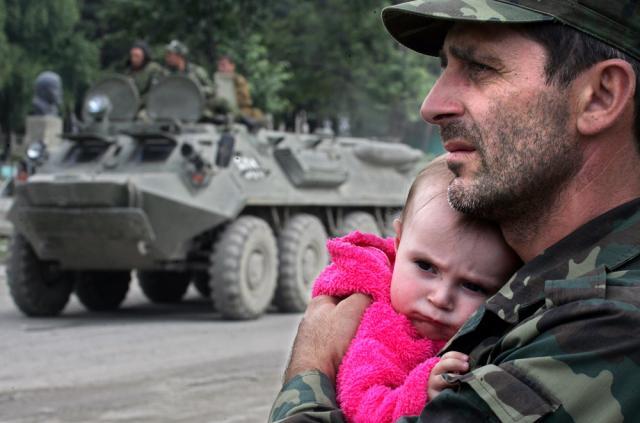 Situaţia în Osetia de Sud e tot mai încordată. Foto: MEDIAFAX/AFP