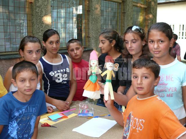 Activităţile copiilor în tabăra „Unitate pentru diversitate” au fost organizate pe ateliere