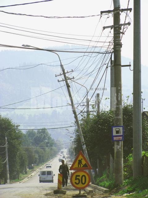 Stâlp în picaj