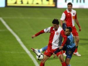 Bratu a reuşit golurile victoriei dinamoviste în meciul cu Poli Iaşi