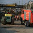 Pompierii de la Detaşamentul Suceava au izolat zona până ce alimentarea cu gaz a fost întreruptă