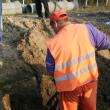 Iar probleme: Conductă de gaz din zona „pasarelei” Şcheia, fisurată de un excavator