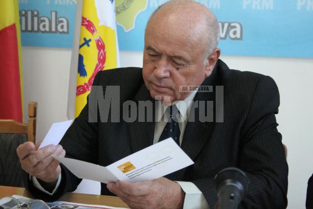 Gheorghe Acatrinei: „Preşedintele PRM mi-a spus că îşi doreşte să candidez eu”