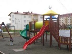 Locul de joacă din cartierul ANL Burdujeni