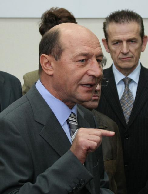 Preşedintele Băsescu: „Apocalipsa televizată nu e reală”. Foto: MEDIAFAX