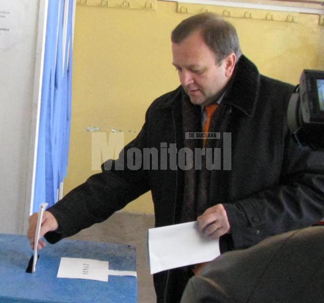 Gheorghe Flutur a votat pentru modernizarea judeţului Suceava