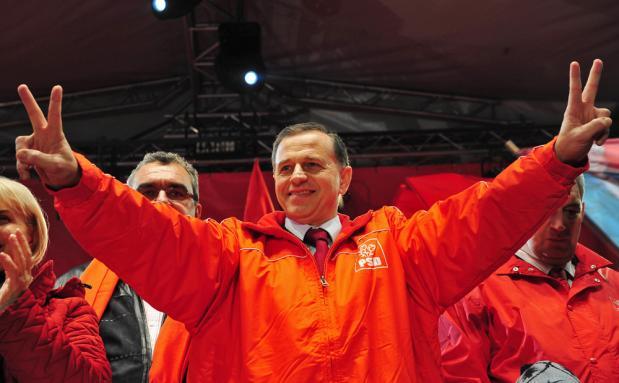 Preşedintele PSD, Mircea Geoană: Este cel mai bun scor din istoria partidului. Foto: MEDIAFAX