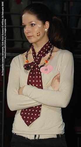 Diana Maloş, cu puţin timp  înainte de a câştiga „Miss Vacanta 2008”