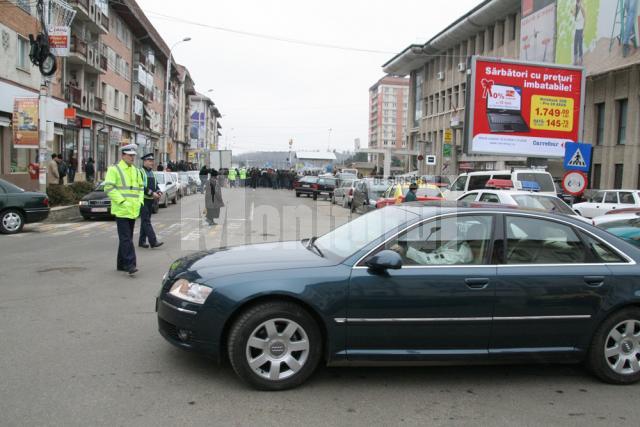 Protest: Drumul european E85, blocat în semn de protest faţă de triplarea taxei auto