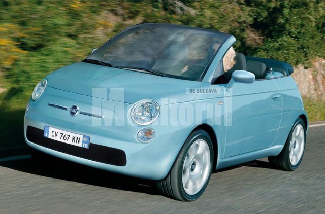 Fiat 500 Cabrio 2009 Rendering