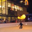 Distracţie: Foc şi gheaţă, la inaugurarea celui mai modern patinoar din Suceava