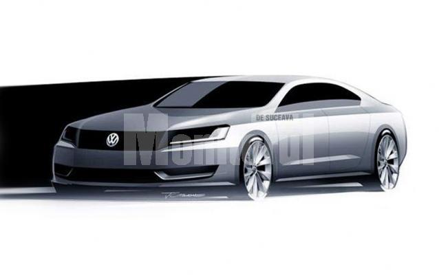 Volkswagen Sedan 2012 Sketch