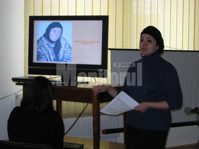 Prof. Camelia Rusu Sadovei vorbind despre viaţa şi opera lui George Lowendal